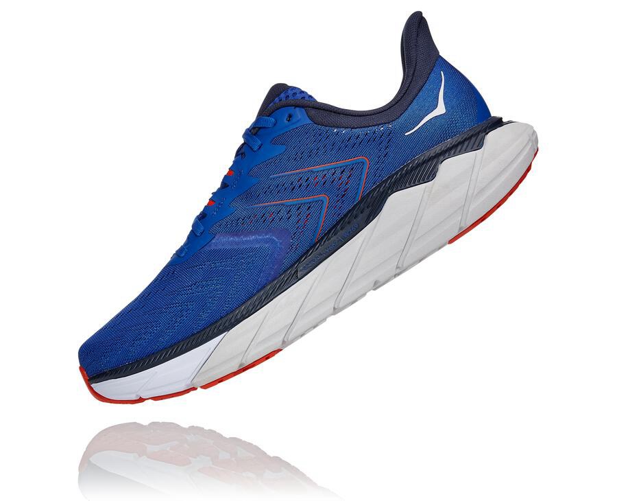 Tenis Hoka One One Masculino Azuis - Arahi 5 - 826-MPRQGS